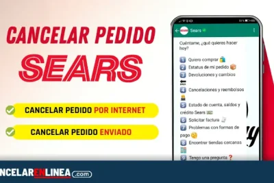 Como cancelar un pedido de sears