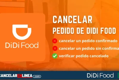 cancelar o anular un pedido de didifood en mexico