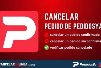 cancelar o anular un pedido de pedidosya en chile