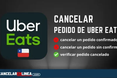 cancelar o anular pedido de uber eats en chile