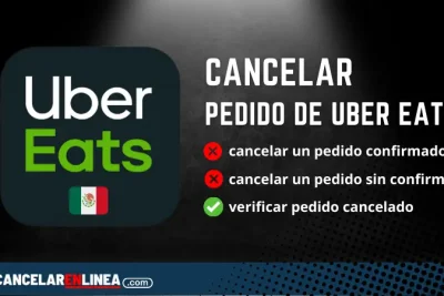 cancelar o anular pedido de uber eats en mexico